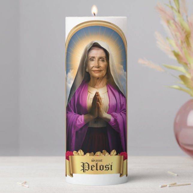Saint Nancy Pelosi Prayer Candle (In Situ)