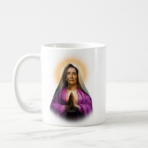 Saint Nancy Pelosi Prayer Candle Coffee Mug