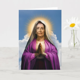 Saint Nancy Pelosi Prayer Devotional Card