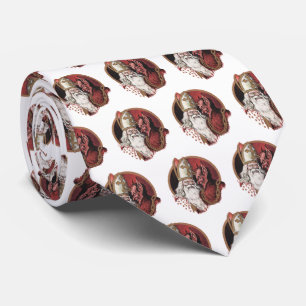 Saint Nicholas and Krampus Neck Tie
