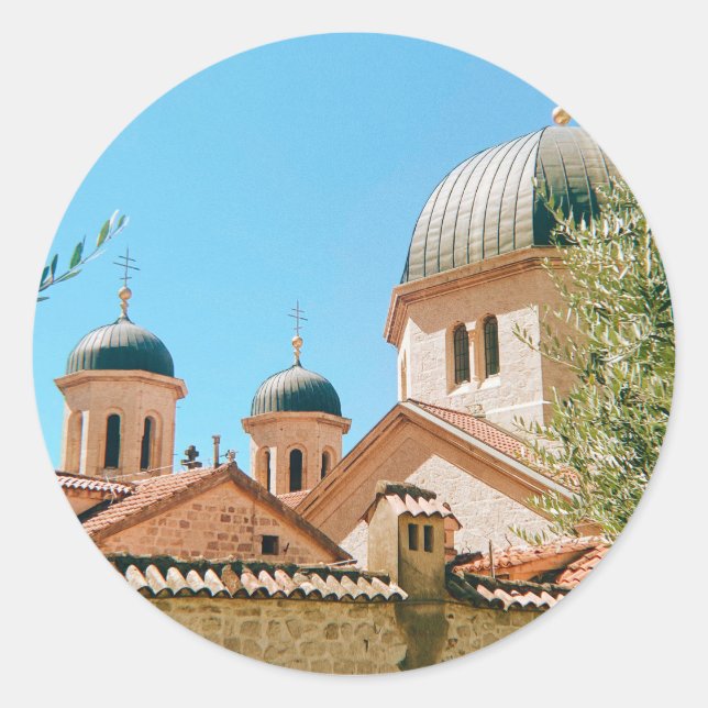 Saint Nicholas' Church - Kotor - Montenegro Classic Round Sticker (Front)