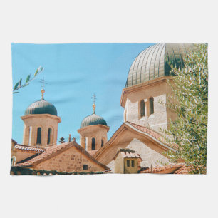 Saint Nicholas' Church - Kotor - Montenegro Kitchen Towel