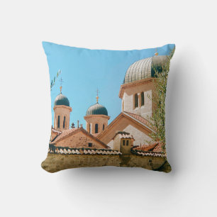 Saint Nicholas' Church - Kotor - Montenegro Throw Pillow
