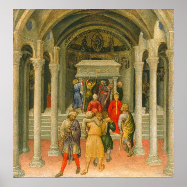 Saint Nicholas Gentile da Fabriano Fine Art Poster (Front)