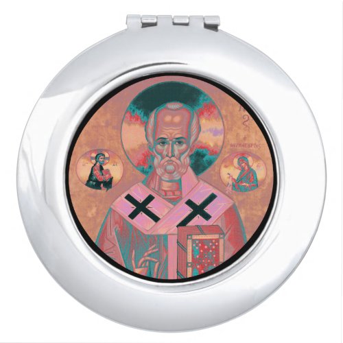 Saint Nicholas Icon Vanity Mirror