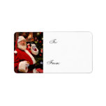 Saint Nicholas labels for Christmas gift presents