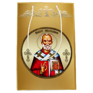 Saint Nicholas Medium Gift Bag