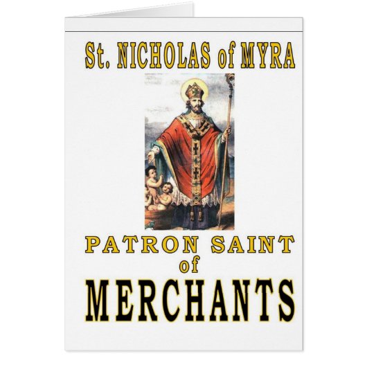 SAINT NICHOLAS of MYRA Cards (Front)