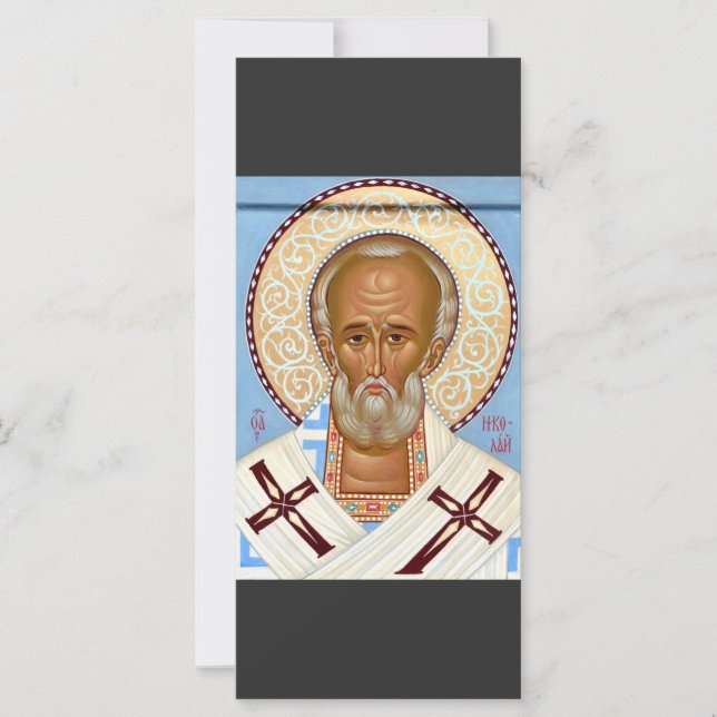 Saint Nicholas of Myra Premium Orthodox Art (Front)