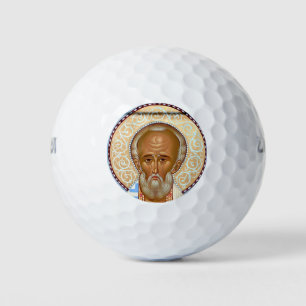 Saint Nicholas of Myra Premium Orthodox Art Golf Balls