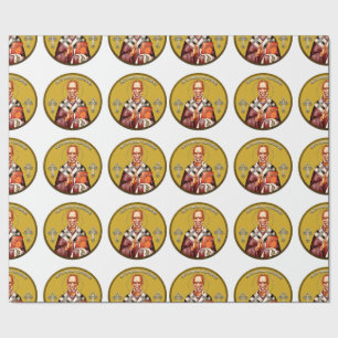 Saint Nicholas orthodox icon 01 Wrapping Paper