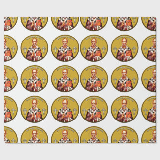 Saint Nicholas orthodox icon 01 Wrapping Paper