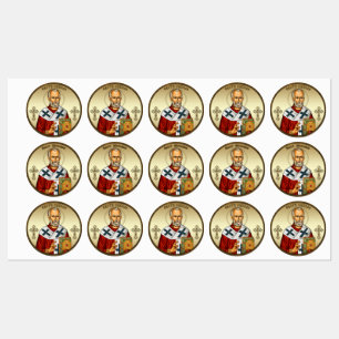 Saint Nicholas orthodox icon Kids' Labels