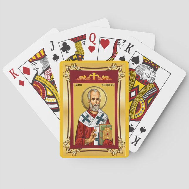 Saint Nicholas Poker Cards (Back)