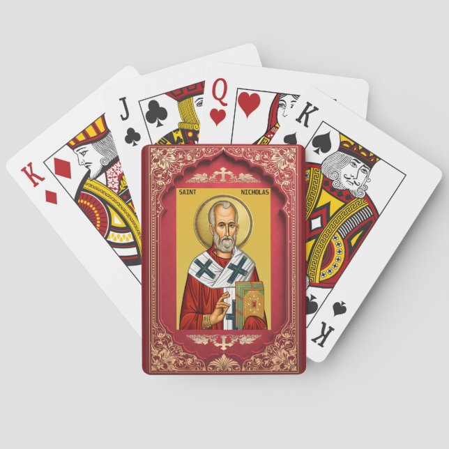 Saint Nicholas Poker Cards (Back)