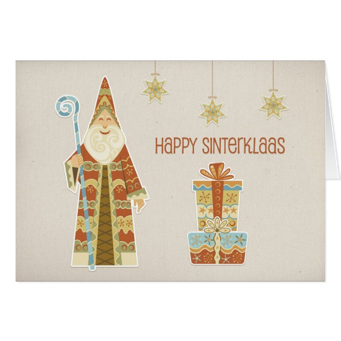 Saint Nicholas, Presents, Happy Sinterklaas Card | Zazzle