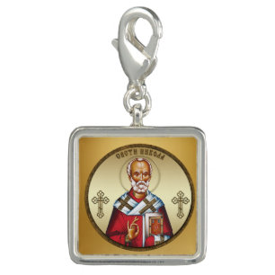 Saint Nicholas serbian Charm