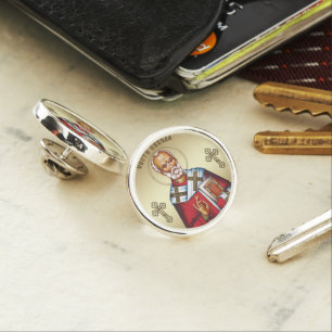 Saint Nicholas serbian Lapel Pin