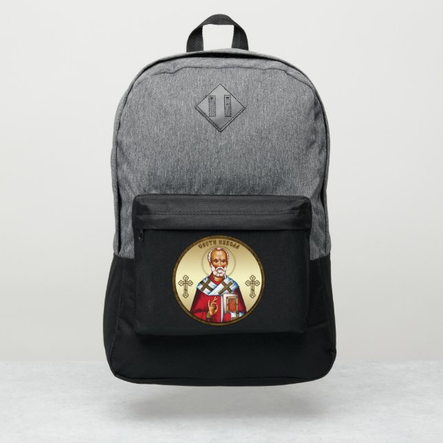 Saint Nicholas serbian Port Authority® Backpack (Front)