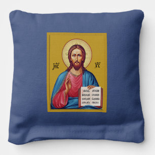 Saint Nicholas the miracle worker Cornhole Bags