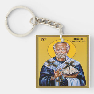 Saint Nicholas the miracle worker Keychain