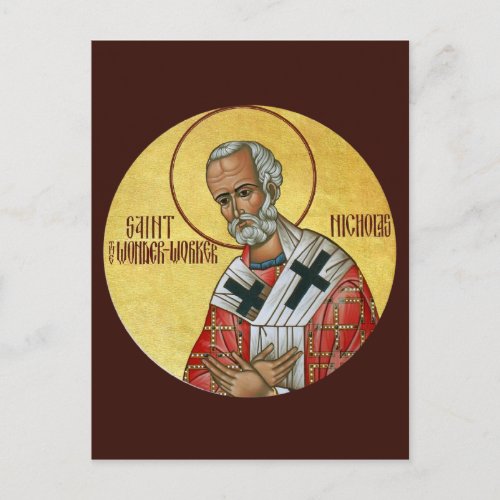 Saint Nicholas the Wonder_worker Prayer Card