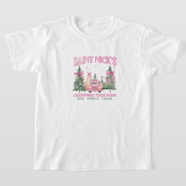 "Saint Nick's Tree Farm" T-Shirt (Laydown)