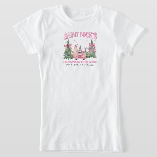 "Saint Nick's Tree Farm" T-Shirt (Laydown)
