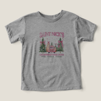 "Saint Nick's Tree Farm" Toddler T-shirt