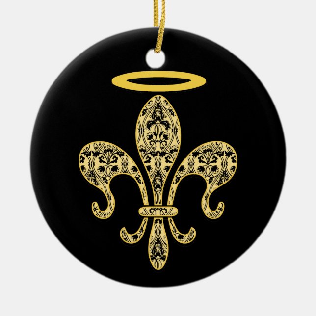 Saint NOLA Ceramic Ornament (Front)