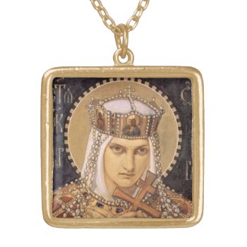 Saint Olga Ladies Necklace by Azorean at Zazzle