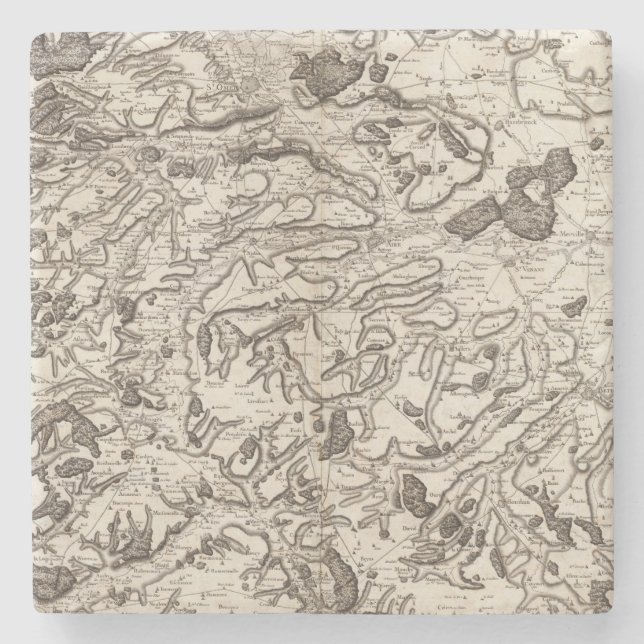 Saint Omer Stone Coaster (Front)