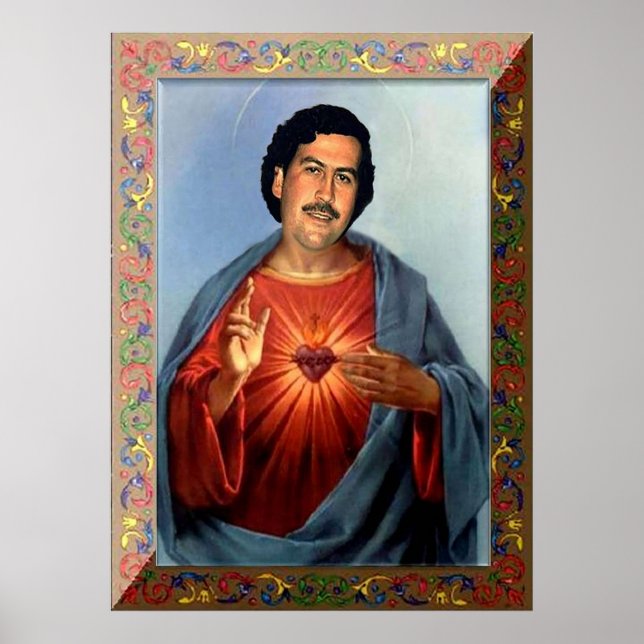 Saint Pablo Escobar Poster (Front)