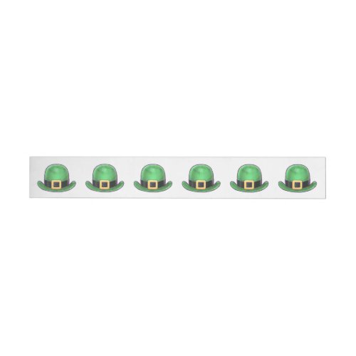 Saint Paddys Day Green Derby Hat Wrap Around Address Label