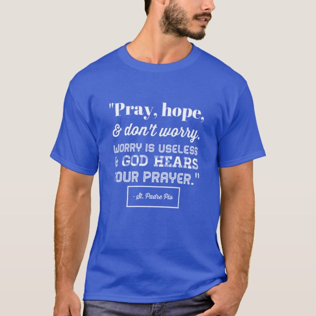 Saint Padre Pio Catholic Shirt (Front)