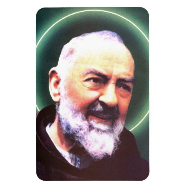 Saint Padre Pio flexible magnet (Vertical)