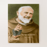 Saint Padre Pio Jigsaw Puzzle<br><div class="desc">Saint Padre Pio by Litany Lane</div>