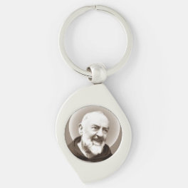 Saint Padre Pio Keychain