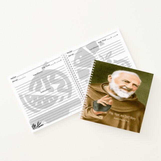 Saint Padre Pio Notebook (Inside)