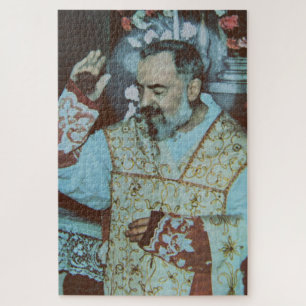 Saint Padre Pio Witness of Suffering and Mercy Jigsaw Puzzle