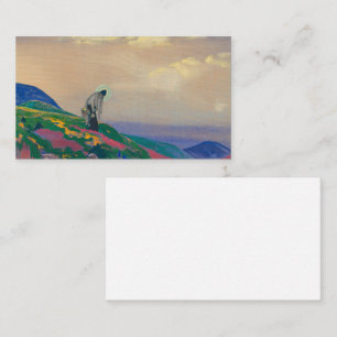 Saint Panteleimon the Healer by Nicholas Roerich Business Card