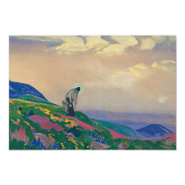 Saint Panteleimon the Healer by Nicholas Roerich Photo Print (Front)