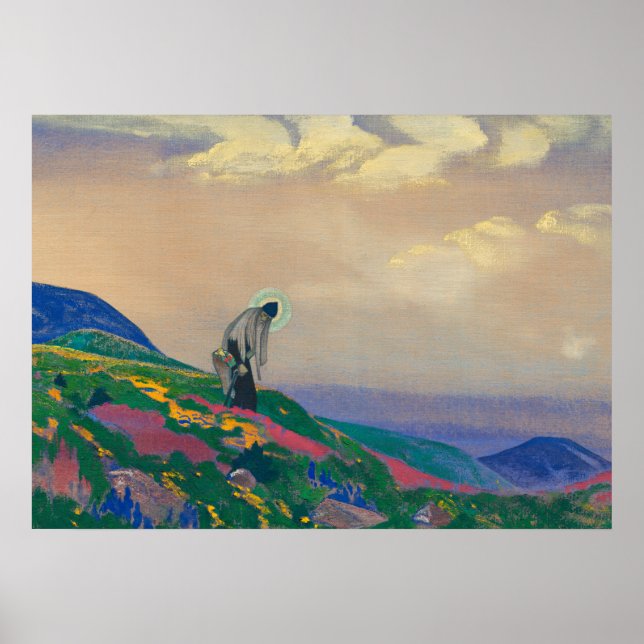 Saint Panteleimon the Healer by Nicholas Roerich Poster (Front)