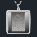 Saint Paraskeva [Sveta Petka] Silver Plated Necklace<br><div class="desc">Work inspired by the Orthodox icons that represent this saint.</div>