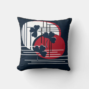 Saint Patrick, abstraction Throw Pillow