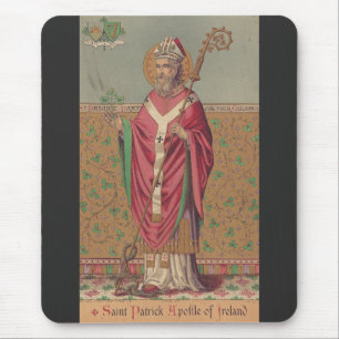 Saint Patrick Apostle of Ireland Mouse Pad