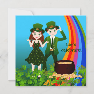 Saint Patrick Day Kids Party Invitation