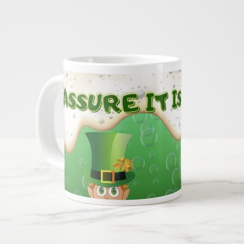 SAINT PATRICK  GIANT COFFEE MUG