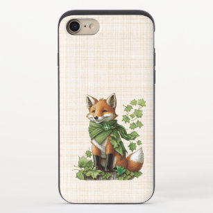 Saint-Patrick - Lucky and cute fox iPhone 8/7 Slider Case