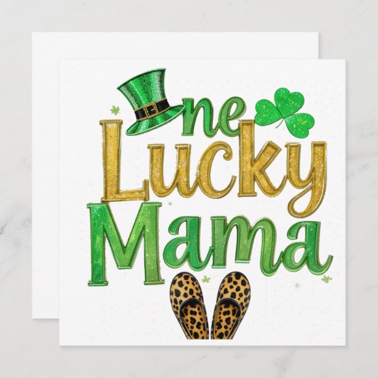 Saint Patrick lucky Mama (Front/Back)